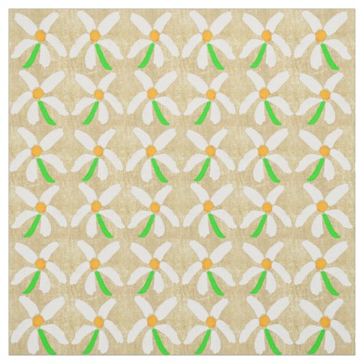 Spring Daisy Fabric Stof (Swatch)