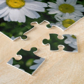 Spring Daisy Field: Serene achtergrond Legpuzzel (Zijkant)