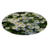 Spring Daisy Field: Serene achtergrond Snijplank (Hoek)