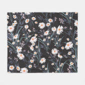 Spring Daisy Floral naadloos ontwerp Fleece Deken (Voorkant (Horizontaal))