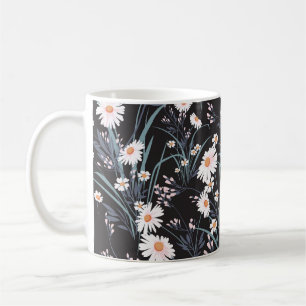 Spring Daisy Floral naadloos ontwerp Koffiemok