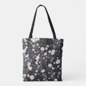 Spring Daisy Floral naadloos ontwerp Tote Bag (Achterkant)