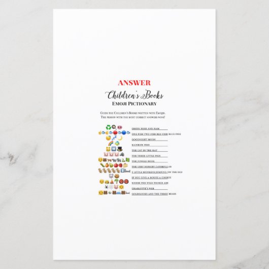 Spring Daisy Flower Baby shower Game (Achterkant)