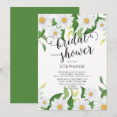 Spring Daisy Flowers Bridal Shower Kaart (Voorkant / Achterkant)