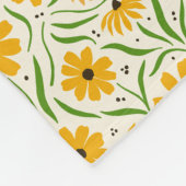 Spring Daisy Flowers Fleece Deken (Hoek)