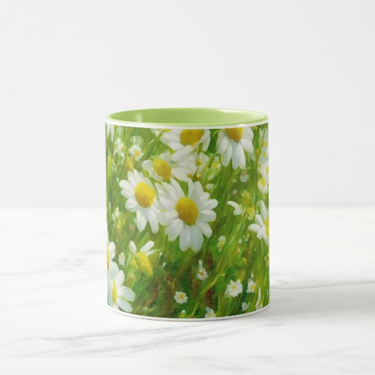 Spring Daisy Flowers Tuin Art Mok Cup (Midden)
