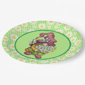 Spring Daisy Gnome Papieren Bordje (Gekanteld)