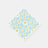 Spring Daisy Napkins Baby shower Napkin Aanpassen Servet (Hoek)