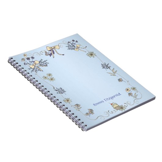 Spring Daisy Whimsy Notitieboek (Rechterzijde)