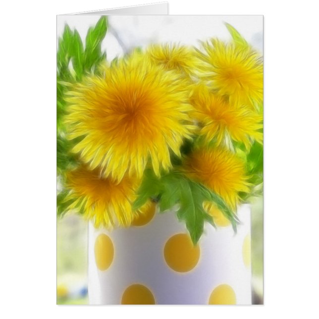 Spring Dandelion Bouquet (Voorkant)