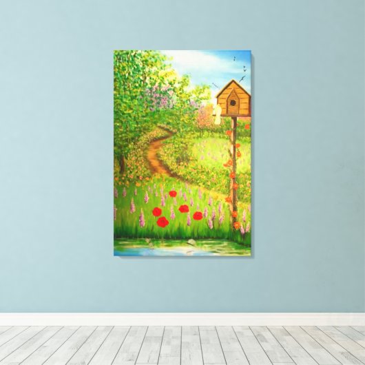 Spring Day Canvas Afdruk (Insitu (Houten vloer))