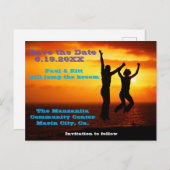 Spring de bezem briefkaart (Voorkant / Achterkant)