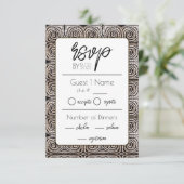 Spring de bezem RSVP kaartje (Staand voorkant)