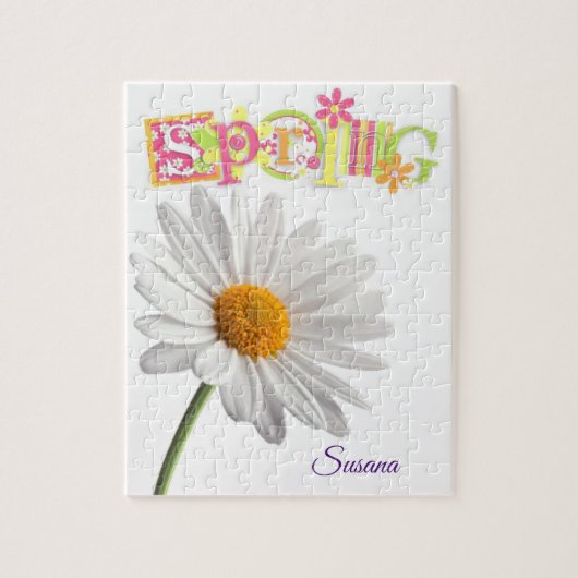 Spring Decorative Jigzaag Puzzle Legpuzzel (Verticaal)