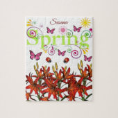 Spring Decorative Jigzaag Puzzle Legpuzzel (Verticaal)