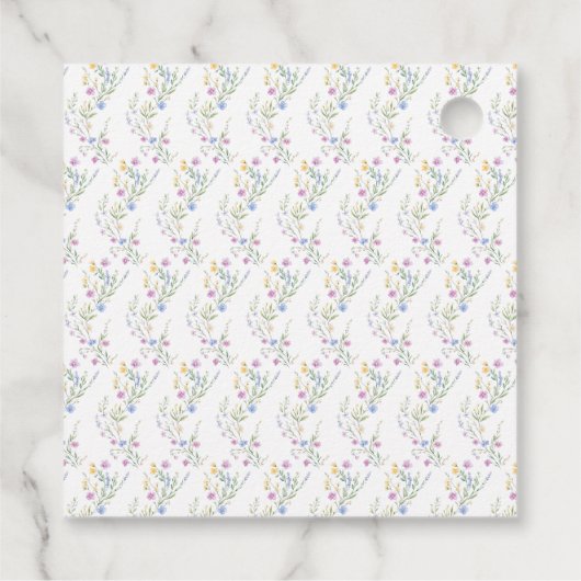 Spring Deer Baby Shower Bedankjes Labels (Achterkant)