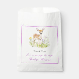 Spring Deer Baby shower Bedankzakje