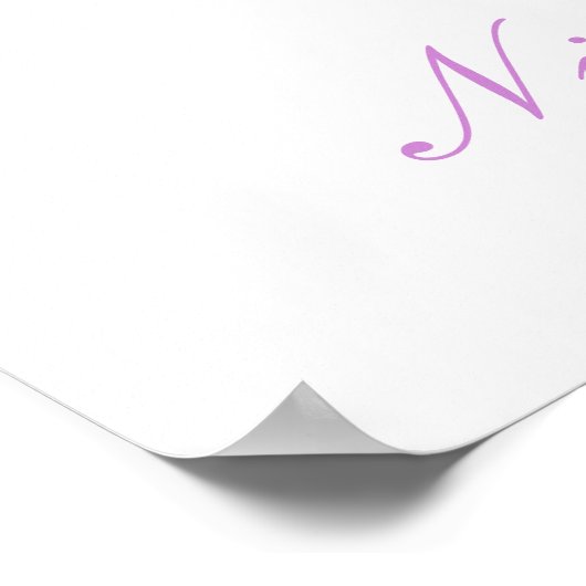 Spring Deer Baby shower Poster (Hoek)