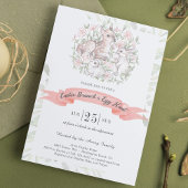 Spring Deer Bunny Brunch & Egg Hunt Easter Kaart