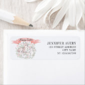 Spring Deer Bunny Easter Etiket (Insitu)