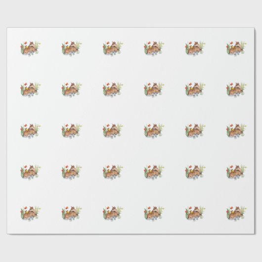 Spring Deer Cadeaupapier (Vlak)