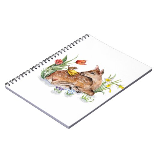 Spring Deer Notitieboek (Linkerzijde)