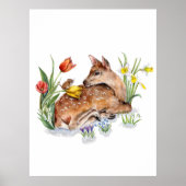 Spring Deer Poster (Voorkant)