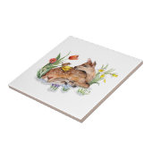 Spring Deer Tegeltje (Zijkant)