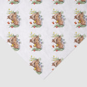 Spring Deer Tissuepapier (Detail)