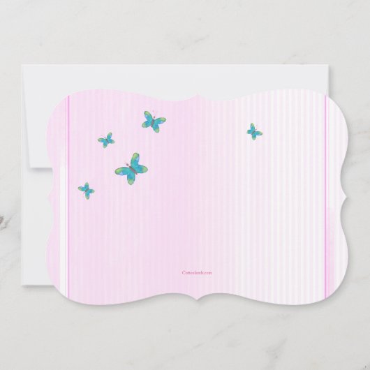 Spring Delight Invitation Kaart (Achterkant)