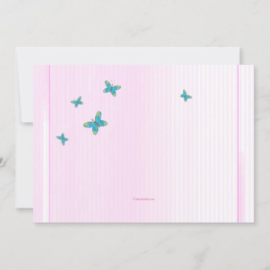 Spring Delight Invitation Kaart (Achterkant)