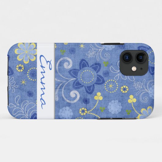 Spring Denim Case-Mate iPhone Case (Achterkant (horizontaal))