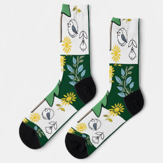 Spring design women's socks sokken