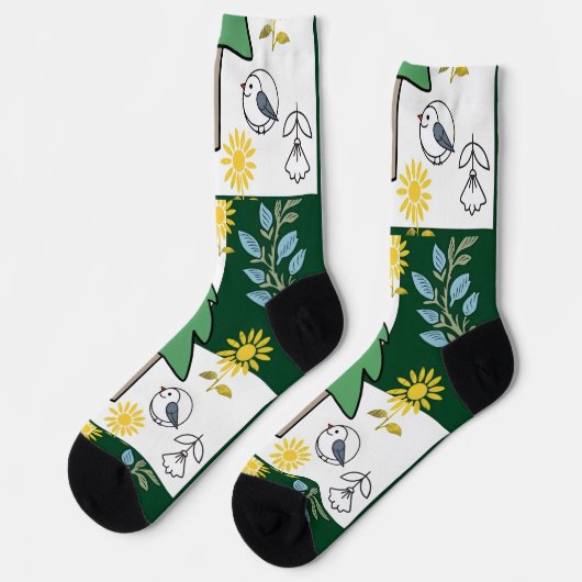 Spring design women's socks  sokken (Links)