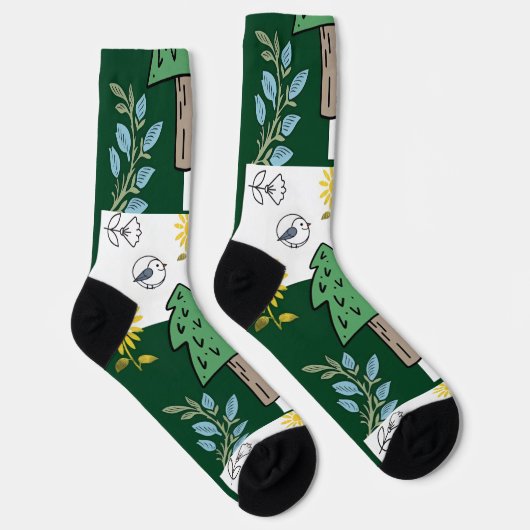 Spring design women's socks sokken (Rechts)