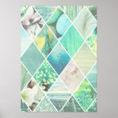 Spring Diamond Pattern Poster (Voorkant)