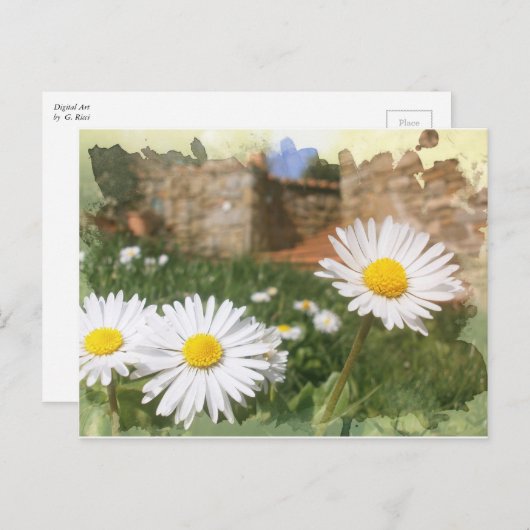 Spring.digitalArt. Briefkaart (Voorkant / Achterkant)