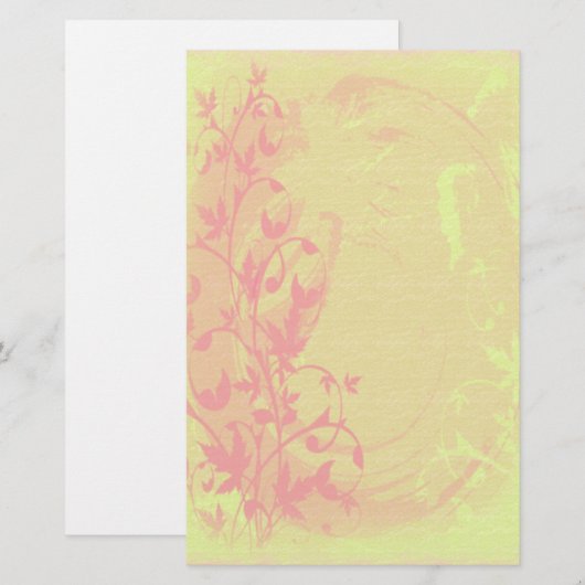 Spring-dingen Briefpapier (Voorkant / Achterkant)