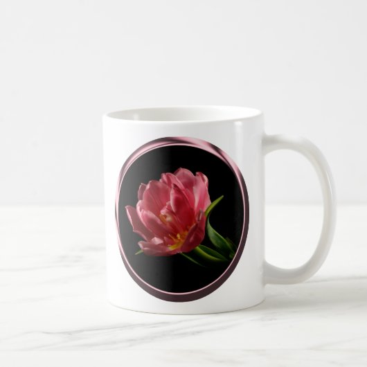 Spring Double Bloom Tulip Coffee Cup Koffiemok (Rechts)