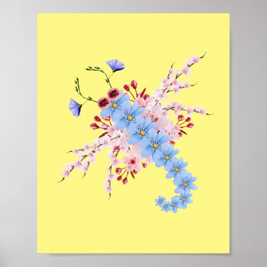 Spring Dragonfly Poster (Voorkant)