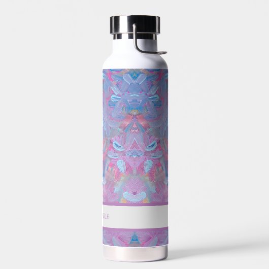 Spring Dream Floral Aangepaste naam Waterfles (Links)