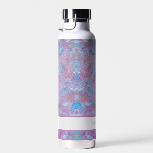 Spring Dream Floral Aangepaste naam Waterfles (Rechts)