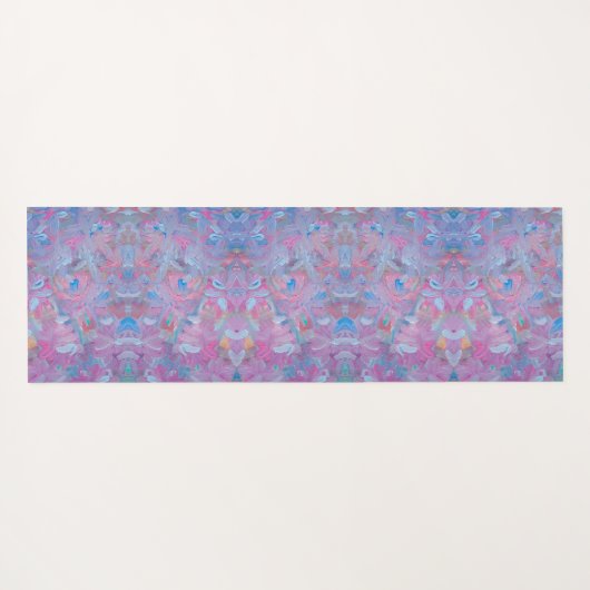 Spring Dream Floral Monogram Yoga Mat (Achterkant (horizontaal))