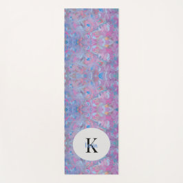 Spring Dream Floral Monogram Yoga Mat