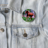 Spring Dreams, Sorrel Trotting Ronde Button 5,7 Cm (In situ)
