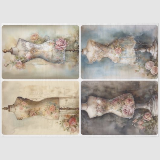 Spring Dress-formulieren Tissuepapier (Voorkant)