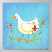 Spring Duck Poster (Voorkant)