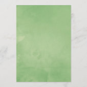 Spring Ducking Lilly of the Valley Baby shower Advieskaart (Achterkant)