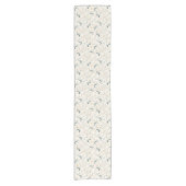 Spring Easter Botanical  Table Runner Korte Tafelloper (Voorkant)