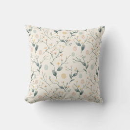 Spring Easter Botanical  Throw Pillow Kussen